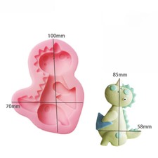 Dinosaur Silicone Mould Fondant Icing Cake Decorating Topper Sugarcrafts Resin 2