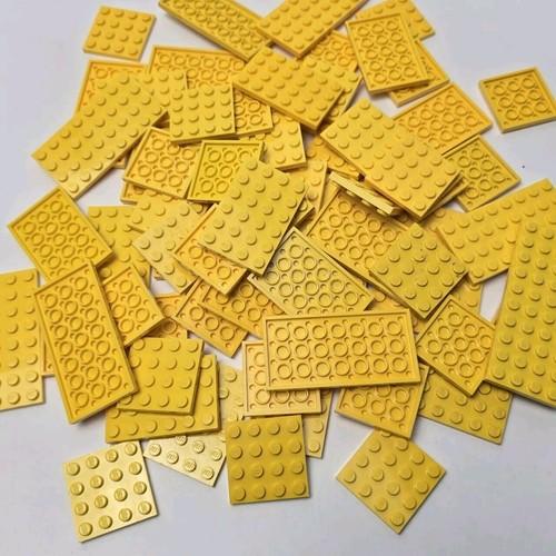 Lego yellow plates flat - lego,