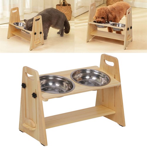Tall elevated dog bowls adjust - tall,