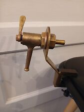 Vintage Bench Mounted Solid Brass Drum Barrel Tap 