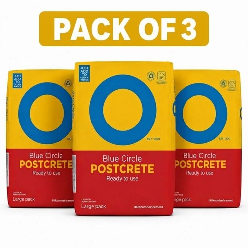 Postcrete 20kg blue circle - x,