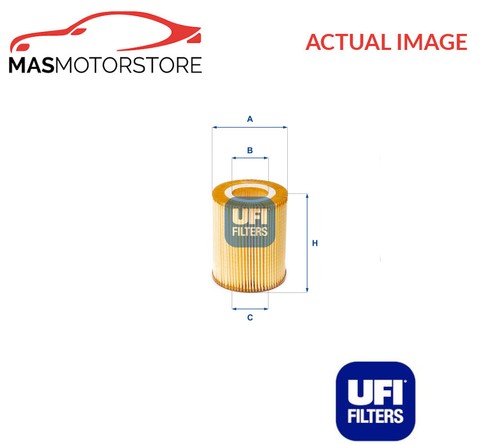 Engine oil filter ufi 2515200 - ufi,