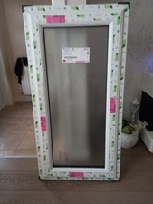 New bathroom Window- Double glazed UPVC White frame DIY renovation ready 