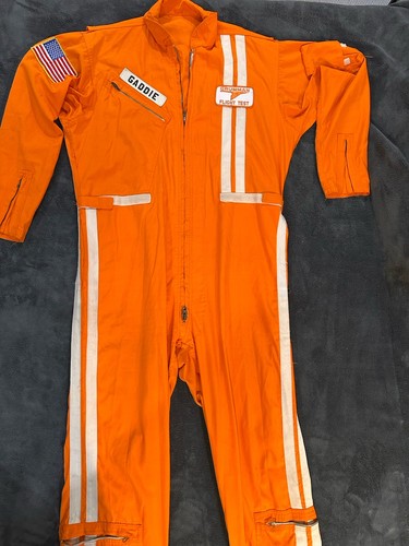 Orange test pilot - pilot, suit