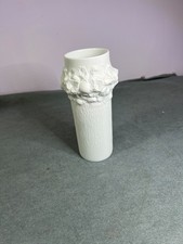 Vintage A K Kaiser matt finish  porcelain fossil vase. Ex con