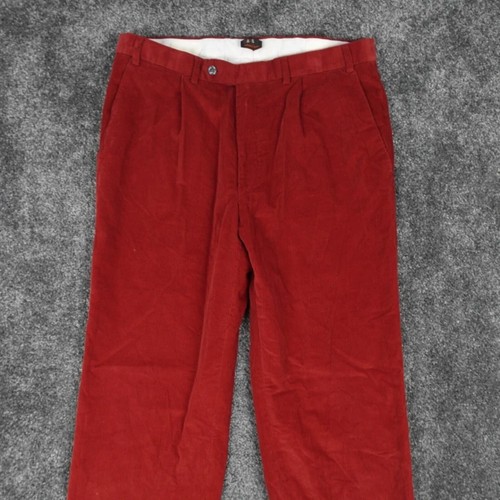Daks corduory trousers - trousers, red