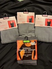 Bundle Of Thermal Vest Tops  M&S Sainsbury’s Heatgen HeatActive BNIP Size 12