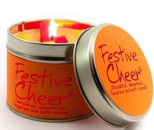 Lily flame scented candle - flame,