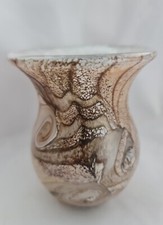 GOZO..ART GLASS VASE with original label & signed EXCELLENT CONDITION 