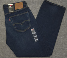 Levis 501 XX Jeans Mens 36x30 Blue Denim Premium Straight Big E Button Fly NWT