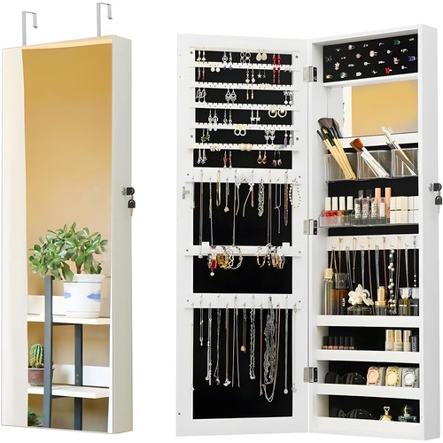Jewellery cabinet with - jewellery, mirror