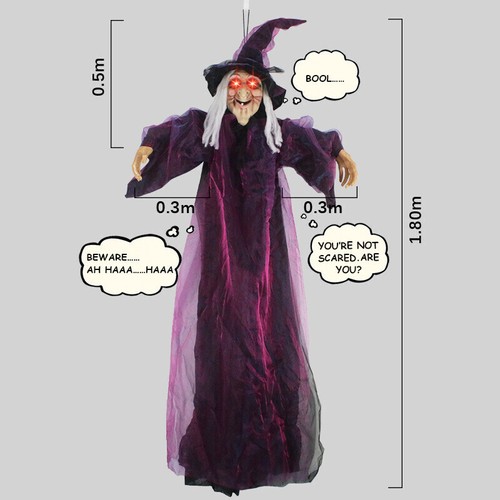 Halloween life size talking - size,