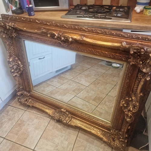 Large antique style mirror - style,