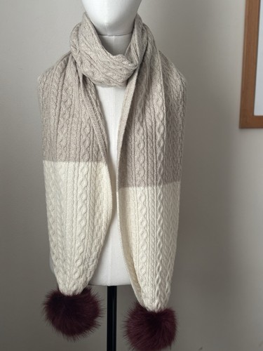 Dents wool blend cable knit - wool,