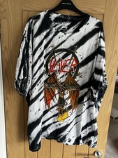 SLAYER TIE DYE T-SHIRT 3XL HEAVY METAL