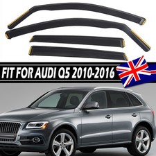 For Audi Q5 MK1 / SQ5 2010-2016 SUV 5-Dr Wind Rain Sun Deflectors 4Pcs Tinted U