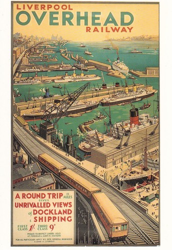 Liverpool overhead railway - liverpool,