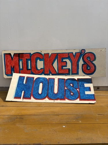 Vintage mickeys house - “mickeys, house”