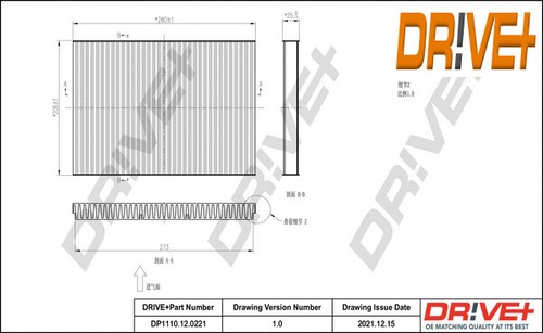 Filter interior air fits - air, vw