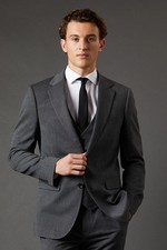 Burton Mid Grey Suit Jacket