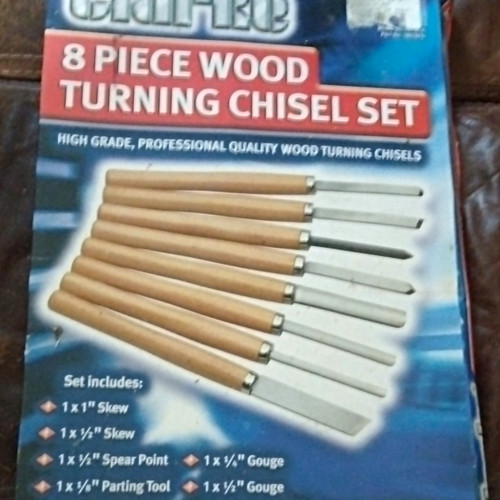 Clarke wood turning chisel - turning, set