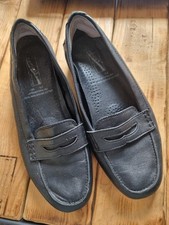 Medicus Black Leather Loafers