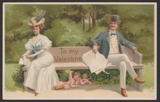 Antique Valentines Postcard