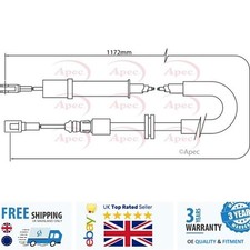 Handbrake CableCAB1295 For