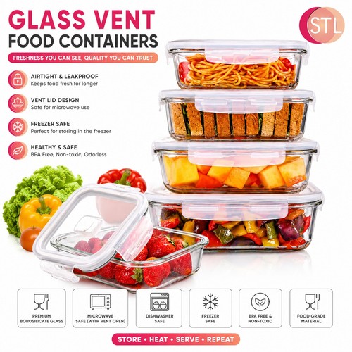 Glass food storage containers - glass,
