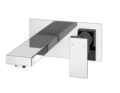 Cast wall mounted bath - wall,