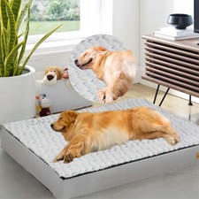 Jumbo Memory Foam Platform Dog Bed Orthopedic Pet Bed Mattress Kennel Crate Pad