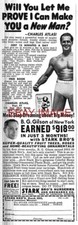 1952 Advert CHARLES ATLAS