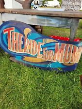 Quirky unusual fun Antique Vintage Painted Fairground Funfair Circus ride Sign