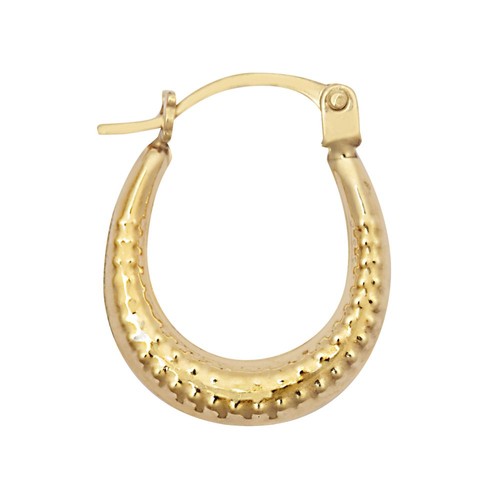 Creole earrings 9ct - earrings, yellow