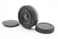 Panasonic LUMIX G 20mm F1.7 ASPH Lens Black 4/3 Camera H-H020 very good used