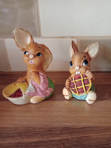 Vintage pendelfin rabbits - vintage,