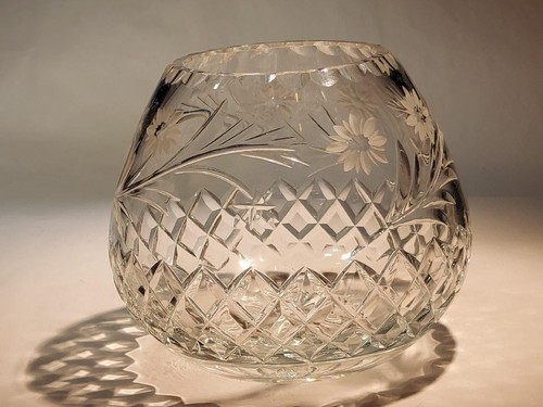 Edinburgh crystal argyll daisy - crystal,