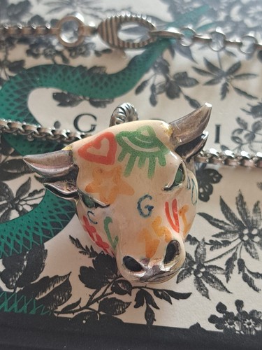 Gucci anger forest bull - gucci, silver