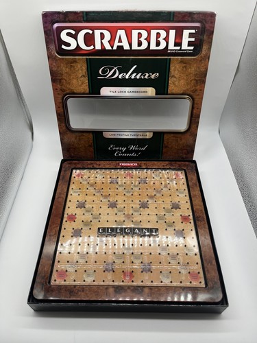 Scrabble deluxe board game low - deluxe,