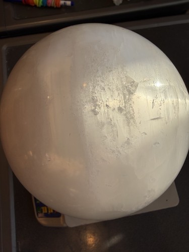 Large selenite crystal sphere - large,