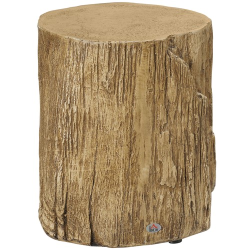 Homcom concrete side table - concrete,