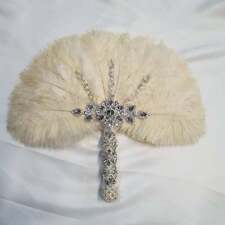 Feather Fan wedding bouquet