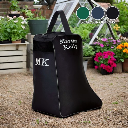 Personalised embroidered welly - personalised,