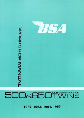 Bsa a65l a65t - a65t, a50