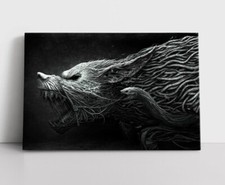 Norse Wolf Art Print | Framed