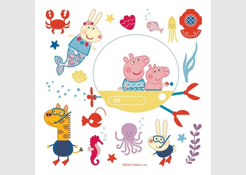 Peppa pig wall stickers - peppa,