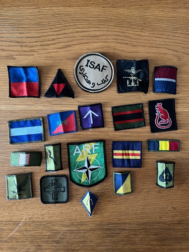 Various military cloth badges - military,