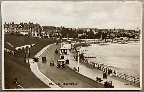 The promenade rhos sea - the,