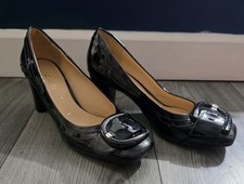 Clarks Ladies Black patent