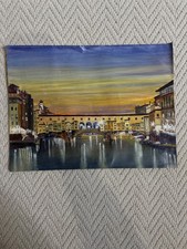 Vintage Signed Oil painting on
